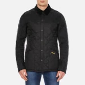 Barbour Mens Heritage Liddesdale Quilt Jacket - Black - XL