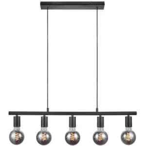 Nordlux Lighting - Nordlux Paco Bar Pendant Ceiling Light Black E27