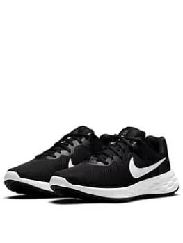 Nike Revolution 6 - Black/White, Size 11, Men