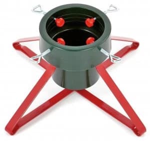 Premier Decorations 46cm Green and Red Real Tree Stand