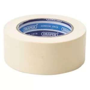 Draper Heavy Duty Masking Tape Roll, 50m x 50mm