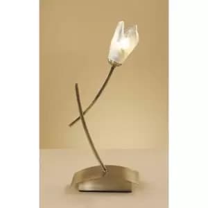 Table Lamp Pietra 1 Bulb G9, antique brass