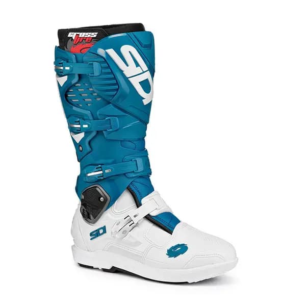 Sidi Crossfire 3 SRS MX Boots White Petrol Size 42