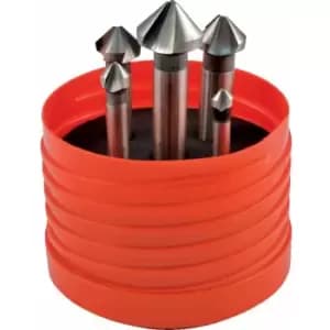 Sherwood 5-Pce 90DEG HSS-Cobalt S/S Countersink Set