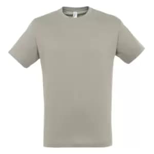 SOLS Mens Regent Short Sleeve T-Shirt (S) (Light Grey)