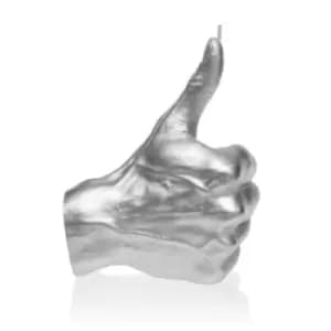 Hand OK Thumbs Up Candle – Silver