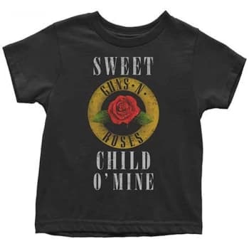 Guns N' Roses - Child O' Mine Rose Kids 12 Months T-Shirt - Black