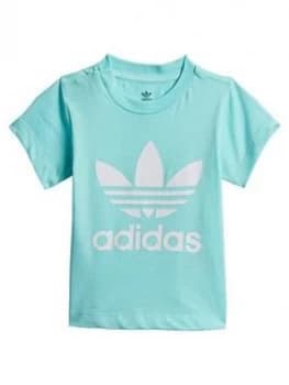 Adidas Originals Infant Trefoil Tee - Light Blue