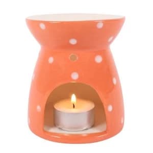 Polka Splodge Orange Oil Burner
