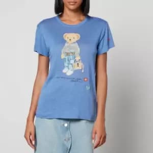Polo Ralph Lauren Polo Bear Linen-Jersey T-Shirt - M