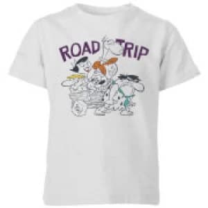 The Flintstones Road Trip Kids T-Shirt - Grey - 11-12 Years