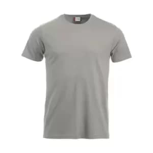 Clique Mens New Classic T-Shirt (XS) (Silver)