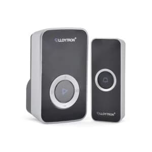 Lloytron B7531BK Melody MIP3 Plugin Door Chime Kit - Black