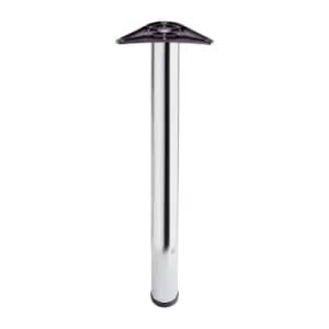 Rothley 1100mm Chrome Effect Worktop Support Leg