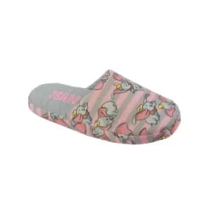 Disney Womens/Ladies Dumbo Slippers (5 UK-6 UK) (Pink/Grey)