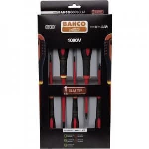 Bahco Ergo Workshop Screwdriver set 5 Piece Slot, Phillips