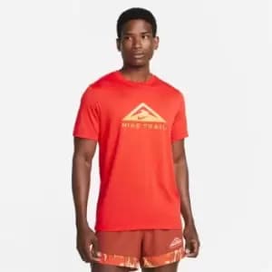 Nike Dri-FIT Trail Running T-Shirt Mens - Red