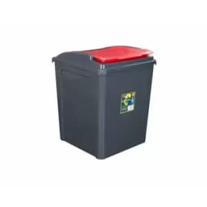 Wham Recycling Bins 50 Litre Pack of 3, none