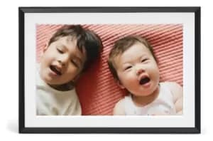 AURA Carver 10.1 Inch Digital Photo Frame - Matt Black