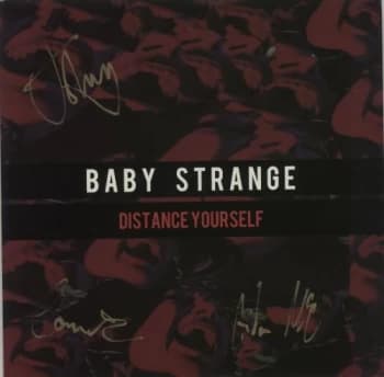 Baby Strange Distance Yourself - Autographed 2014 UK 7" vinyl IGN58