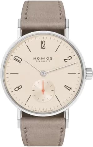 Nomos Glashutte Watch Tangente 33 Champagne Steel Back
