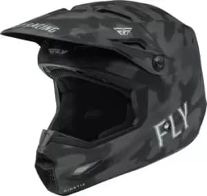 FLY Racing Kinetic S.E. Tactic Ece Helmet Grey Camo L