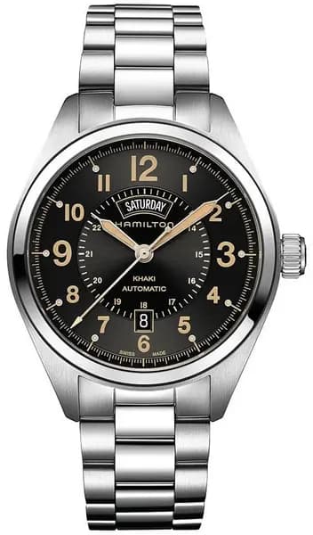 Hamilton Watch Khaki Field Day Date Auto - Black HM-739
