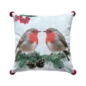 The Spirit Of Christmas 2 Robin Cushion - None