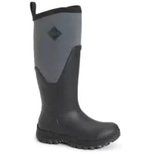Muck Boots Womens/Ladies Arctic Sport Tall Pill On Wellie Boots (6 UK) (Black/Grey) - Black/Grey
