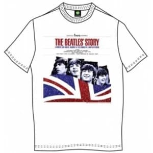 The Beatles The Beatles Story Mens Wht T Shirt: Medium