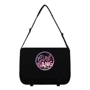Grindstore Girl Gang Messenger Bag (One Size) (Black/Pink)