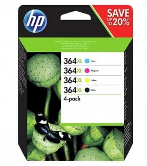 HP 364XL Black & Tri Colour Ink Cartridge