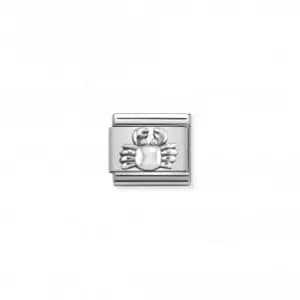 Nomination Composable Classic Oxidized Crab Link 330101/28