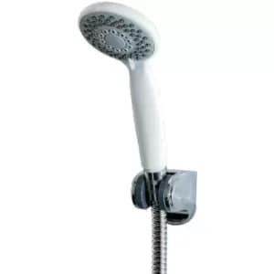 Aquajet 3 Function Shower Head in White - White