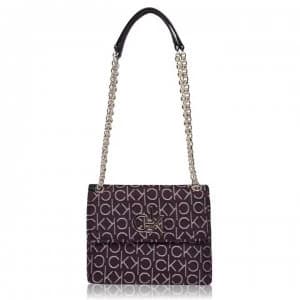 Calvin Klein Re Lock Shoulder Bag - WINE 0KT
