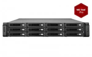Qnap Rexp-1220U-Rp 48TB (12 x 4TB Wd Red Pro) 12 Bay Rackmount Expansi