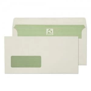 Purely Environmental DL 90gsm SS Wdw Wallet Ntrl White PK500