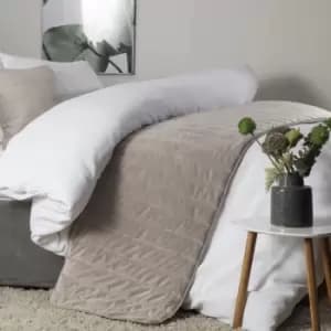 Belledorm Verona Bed Runner (One Size) (Mink)