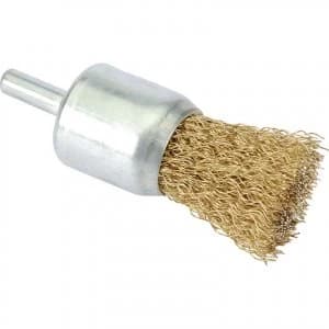 Draper Flat Top Decarbonising Wire Brush 13mm 6mm Shank