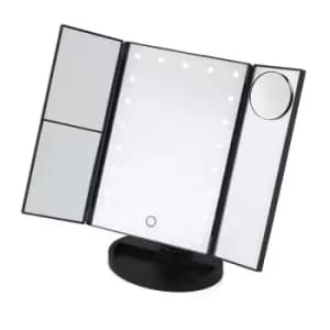Carmen LED 3 Panel Mirror