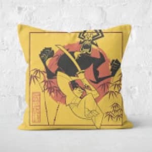 Samurai Jack Eternal Battle Square Cushion - 40x40cm - Soft Touch