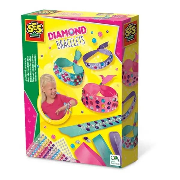 SES Creative Diamond Bracelets Jewellery Making Set - Multi One Size
