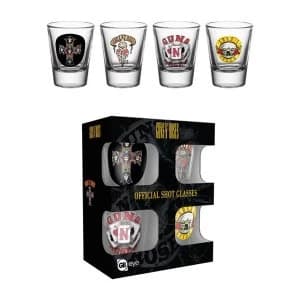 Guns N Roses Mic Shot Glasses