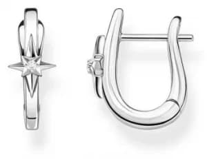 Thomas Sabo Sterling Silver Star Hoop Earrings CR654-643-21 Jewellery