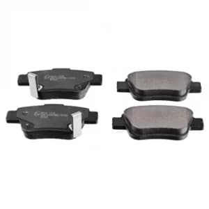 Brake Pad Set 16652 by Febi Bilstein Rear Axle