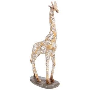 Carved Standing Giraffe Medium Ornament