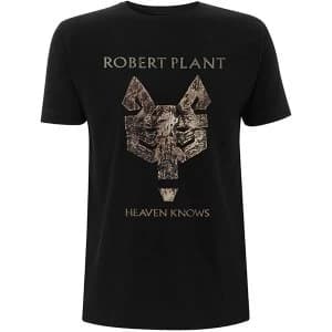 Robert Plant - Heaven Knows Unisex Large T-Shirt - Black