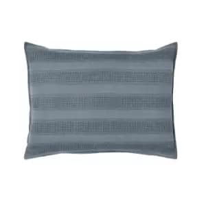 DKNY Avenue Stripe Standard Pillowcase, Denim
