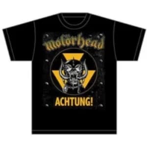 Motorhead Achtung Mens T Shirt: Small