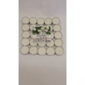 Price's Candles Tealights Pack 25 Jasmine